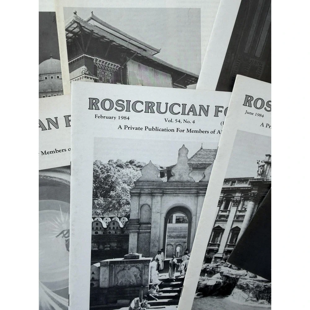 Rosicrucian FORUM Magazine 19 Random From 1970-1989